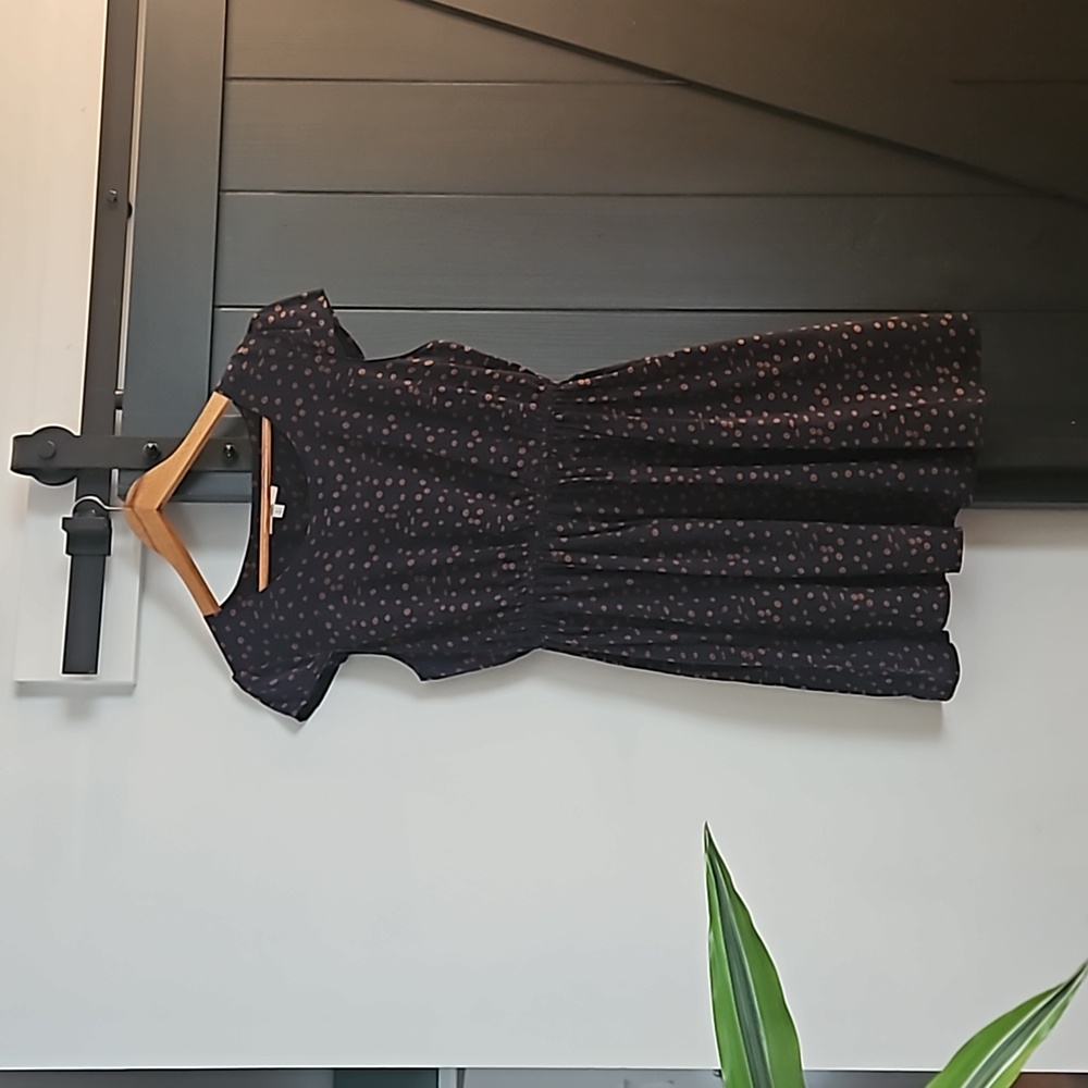 Ya Los Angeles Blue and Brown Dress